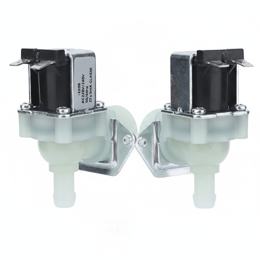 Inlet Water Valve, Plastic Solenoid Valves Stable Normally Closed for Washing Machine for Drinking Fountain