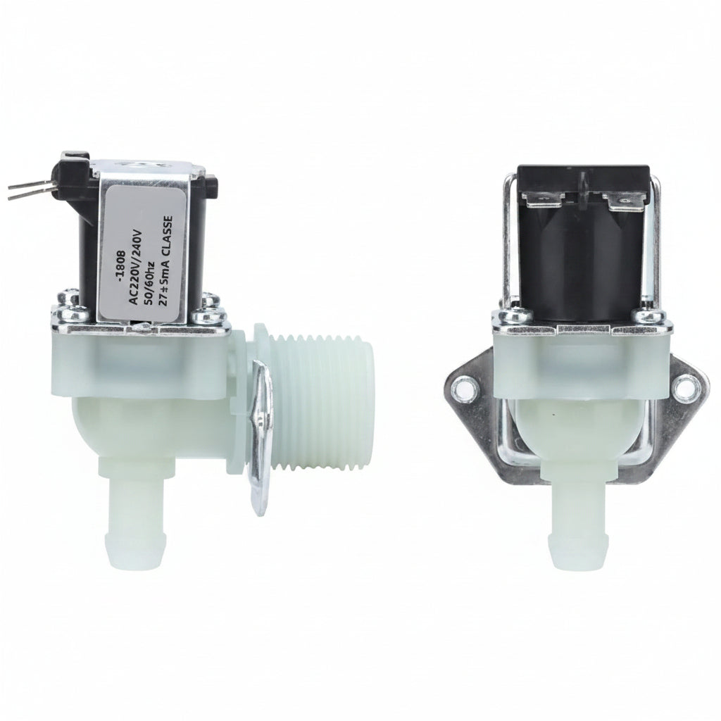 Inlet Water Valve, Plastic Solenoid Valves Stable Normally Closed for Washing Machine for Drinking Fountain