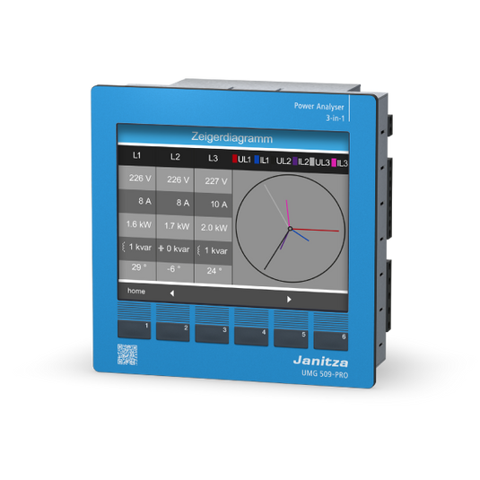 Janitza UMG 509 PRO Multi-functional Power Quality Analyzer