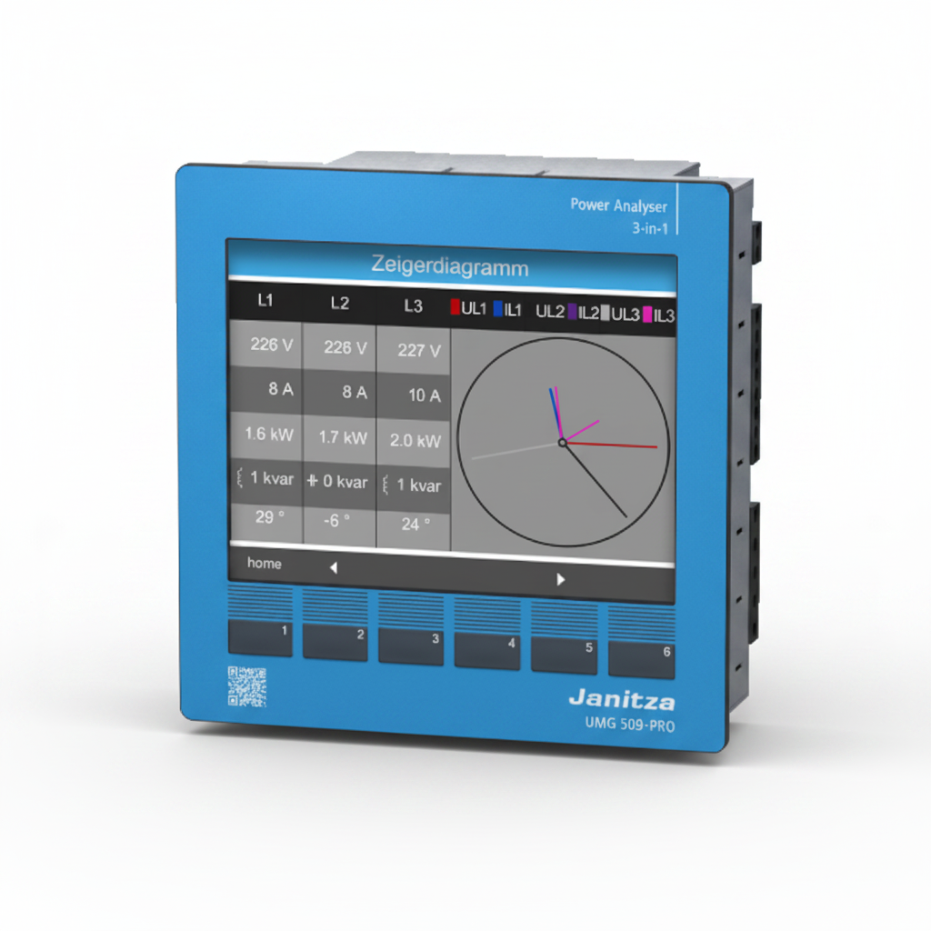 Janitza UMG 509 PRO Multi-functional Power Quality Analyzer