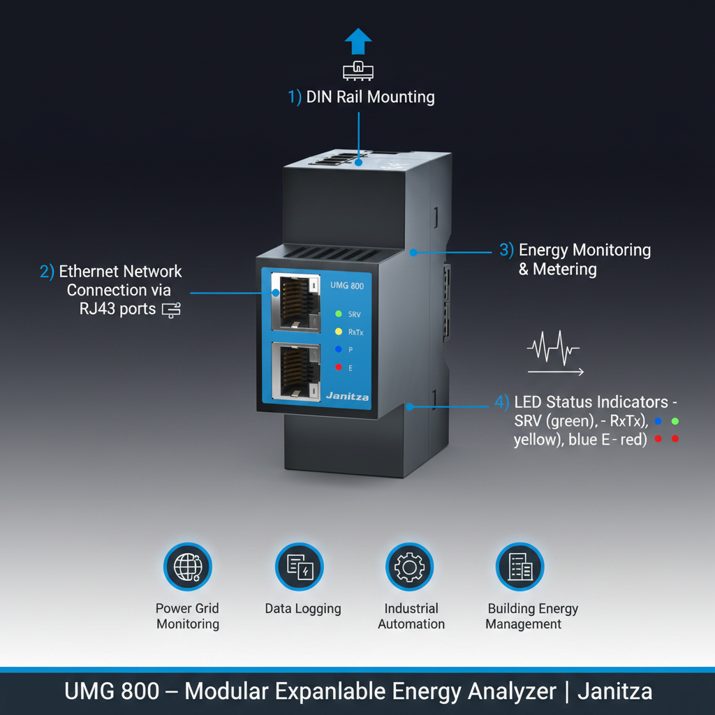 Janitza UMG 800 Modular Expandable Energy Analyzer