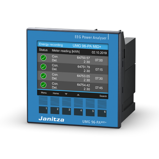 Janitza UMG 96-PA-MID+ Energy Measurement Device