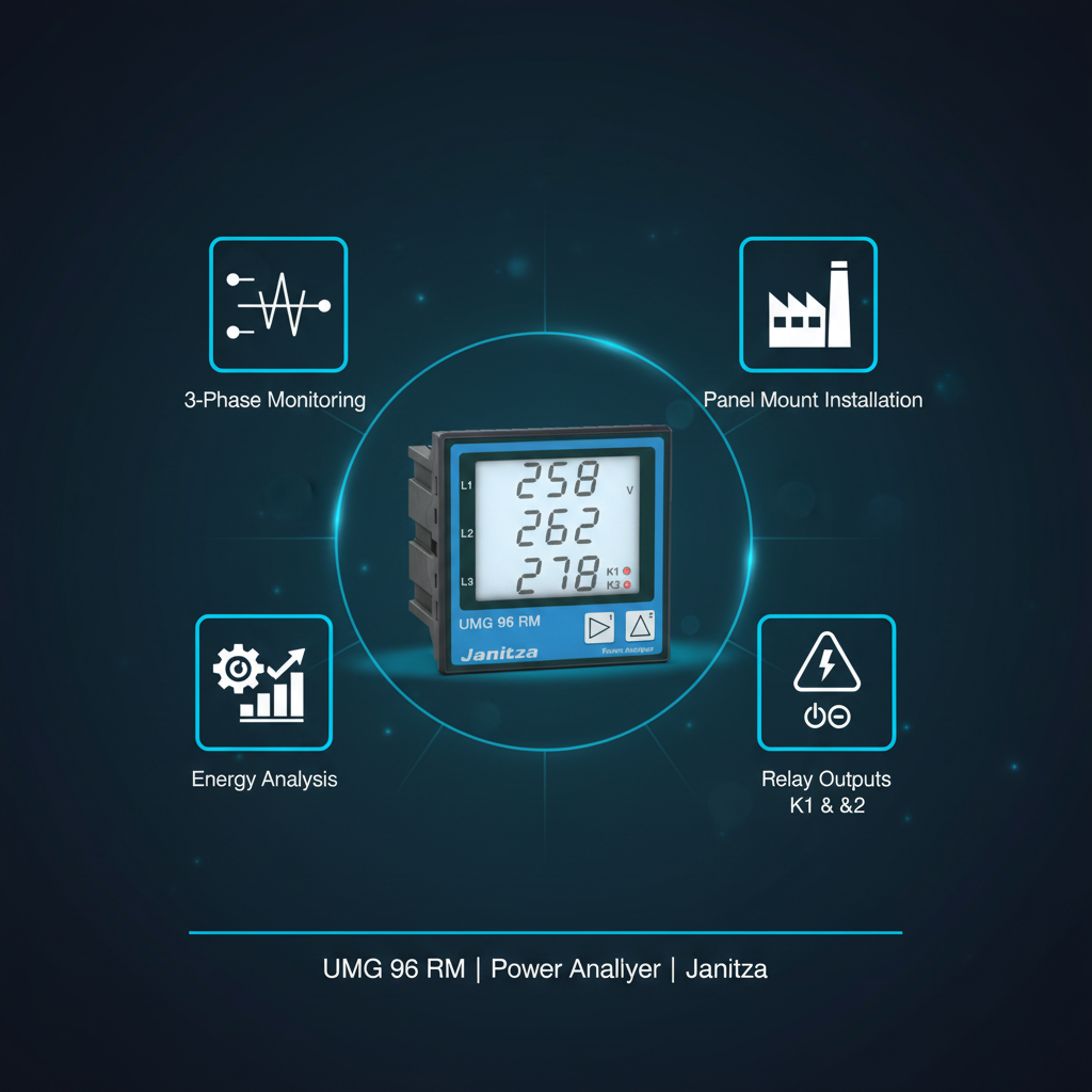 Janitza UMG 96 RM-M Multi-functional Energy Analyzer