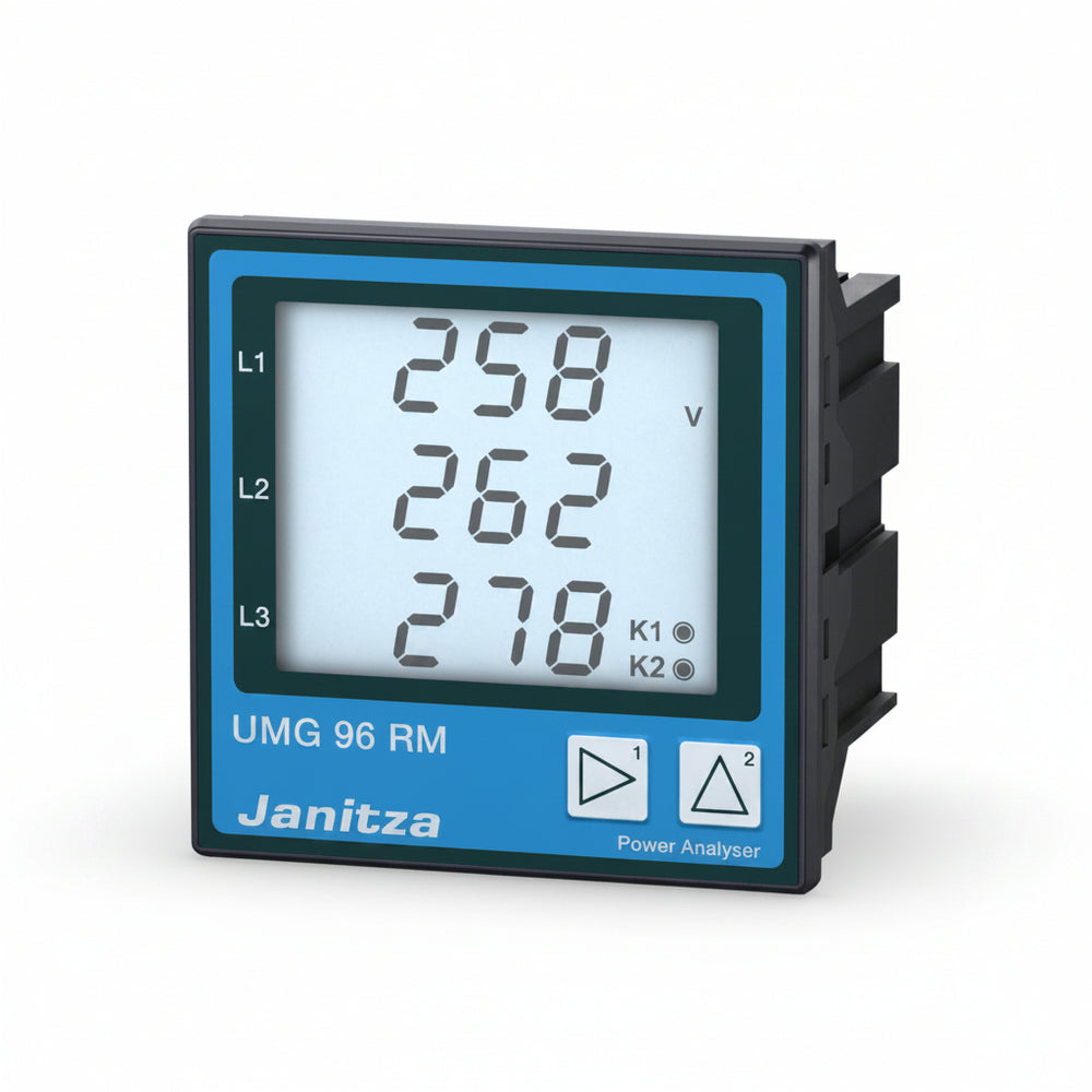 Janitza UMG 96RM-E Multi-functional power analyzer with Ethernet and RCM