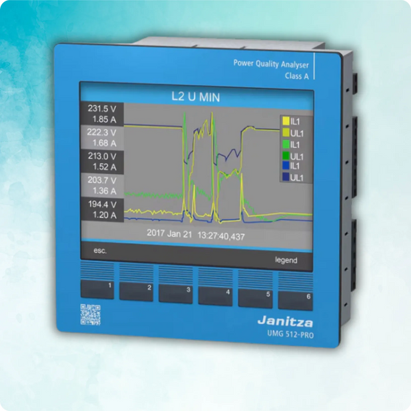 Janitza Power Supply Analyzer Measurement Device UMG 512 PRO