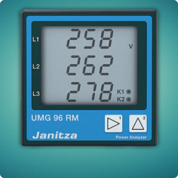 Janitza Power quality analyser Measuring Device UMG 96RM-P