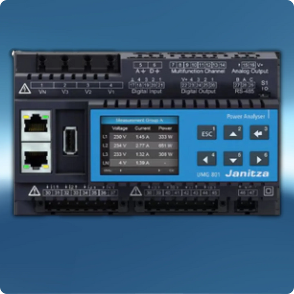 Janitza Modulary Power Quality Analyzer  Device UMG 801