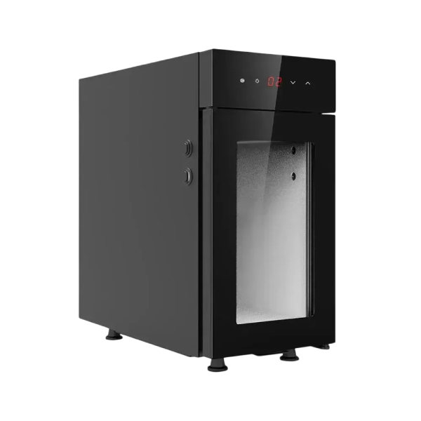 Refrigerated cabinet Jetinno, 1 door, 9 l, electric, 800 w, Black