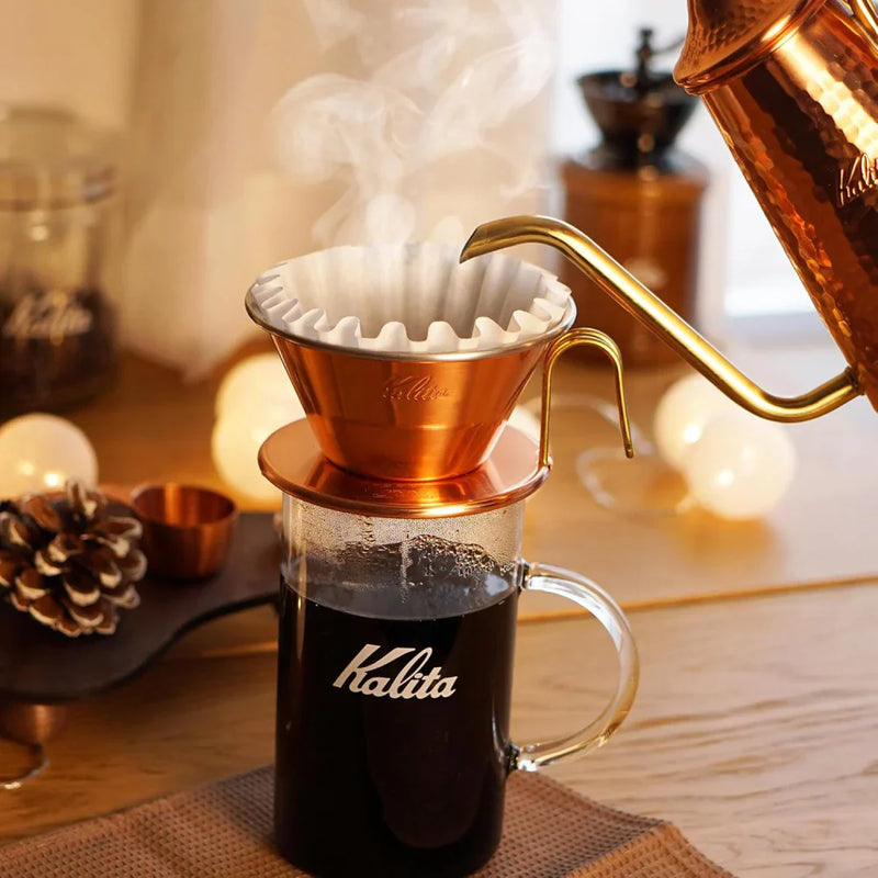 Load image into Gallery viewer, Kalita WDC-185 Copper Wave Dripper image 5
