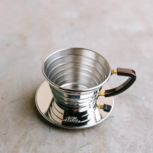Kalita Wave 155 Stainless Steel Dripper – 1-2 Cups image 