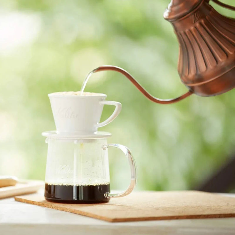 Load image into Gallery viewer, Kalita Wave Dripper White Ceramic 185 image 4
