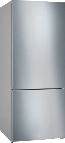 Siemens KG76NVI31M Bottom Freezer Refrigerator Silver Inox
