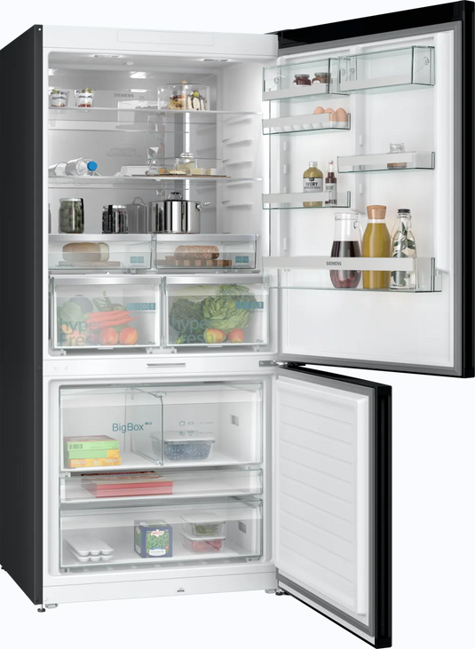 Siemens KG86PAXB0M Bottom Freezer iQ700 Brushed Black, 682L