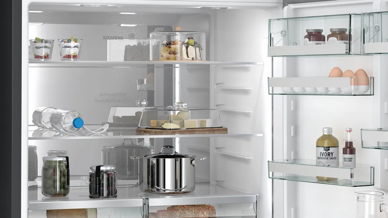 Load image into Gallery viewer, Siemens KG86PAXB0M Bottom Freezer iQ700 Brushed Black, 682L
