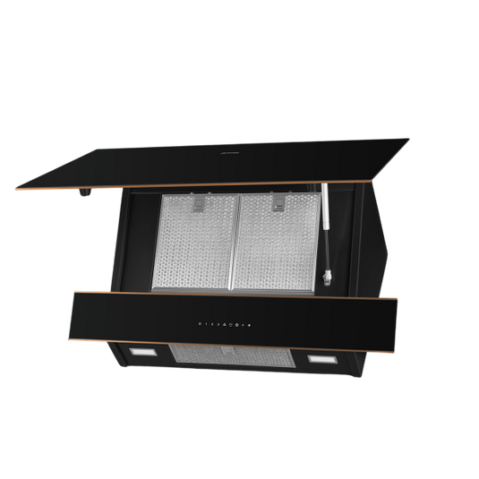 Smeg Built In Decorative Wall Hood, 90 cm, KV694R