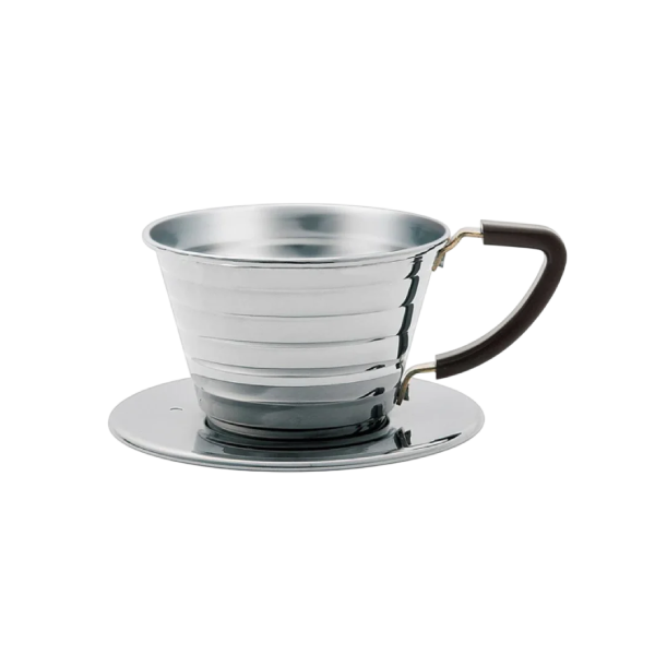 Kalita Wave 155 Stainless Steel Dripper – 1-2 Cups image 1