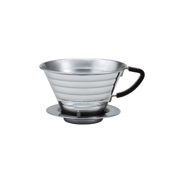 Kalita Wave 185 Stainless Steel Dripper – 2-4 Cups image 1