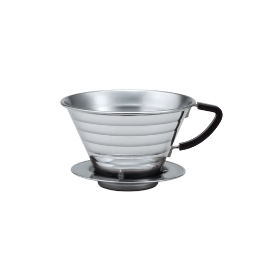 Kalita Wave 185 Stainless Steel Dripper – 2-4 Cups image 1