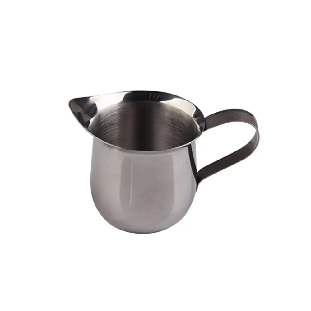 Krome Bell Creamer – 3oz / 90ml Stainless Steel Espresso Frothing Pitcher