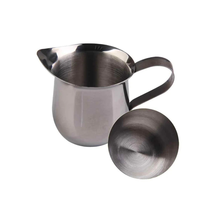 Load image into Gallery viewer, Krome Bell Creamer – 3oz / 90ml Stainless Steel Espresso Frothing Pitcher
