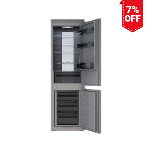 MILLEN 232 Liter Built-In-Refrigerator , Bottom Freezer, Double Door, No Frost, Electronic Control, Color Grey Model – MBIA177.3ID- 1 Year Full 5 Years Compressor Warranty.