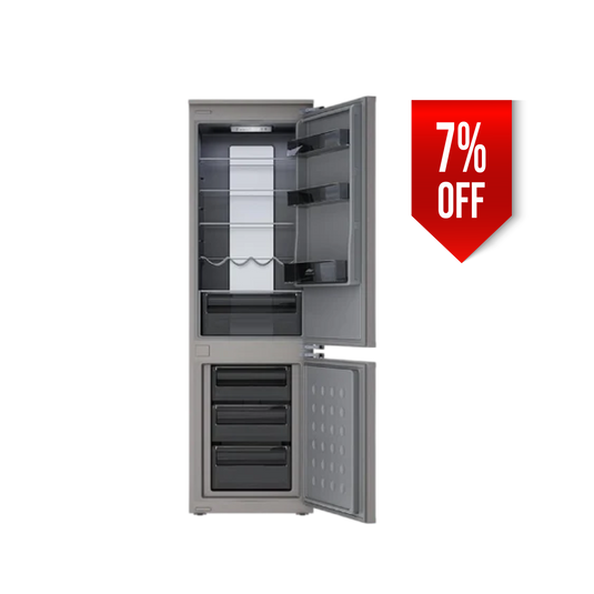 MILLEN 232 Liter Built-In-Refrigerator , Bottom Freezer, Double Door, No Frost, Electronic Control, Color Grey Model – MBIA177.3ID- 1 Year Full 5 Years Compressor Warranty.