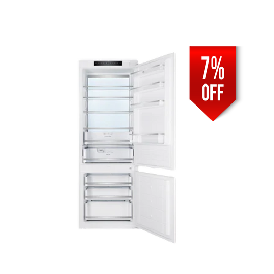 Millen Built-in Refrigerator, 260L Capacity, No Frost, 2 Door Fridge-Freezer, Electronic Control, LED Backlight, Inverter compressor, MBIA 193.3ID white 3 Year Warranty