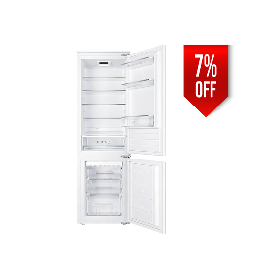 Millen MBIM 177.1D 238L Built-in Double Door Fridge with Electronic Control & LED Light