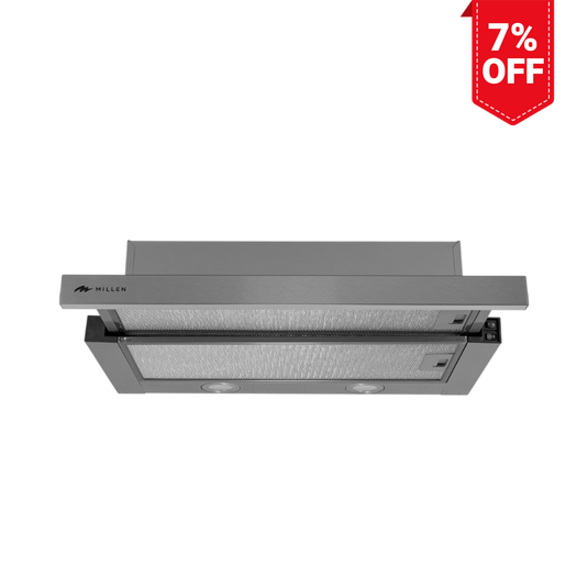 Millen MBKHS 6001 IX 60 cm Slide-Out Range Hood – 3 Years Warranty