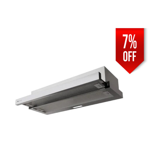 MILLEN 60 cm Black Slide-Out Range Hood 400 m3/h – MBRHS 601 BL, 3 Years Warranty