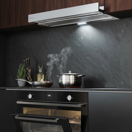 MILLEN 90 cm Slide-Out Range Hood 400 m3/h – MBRHS 901 IX, 3 Years Warranty MBRHS 901 IX Stainless Steel