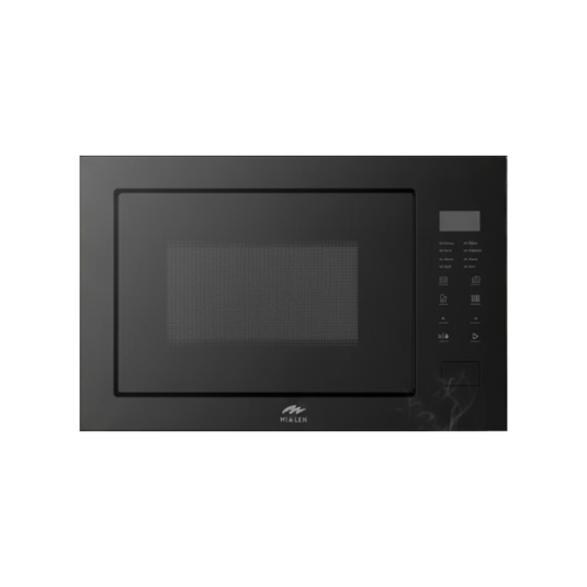 MILLEN Microwave Oven, 25L, Black Finish, Touch Control, 900W Microwave Power, 1200W Grill Power, 8 Automatic Programs, MBW 255 BL, 3Y Warranty