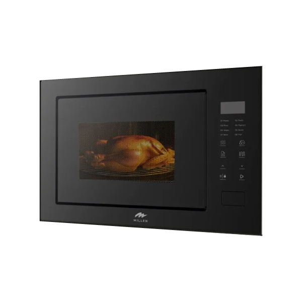 Load image into Gallery viewer, MILLEN Microwave Oven, 25L, Black Finish, Touch Control, 900W Microwave Power, 1200W Grill Power, 8 Automatic Programs, MBW 255 BL, 3Y Warranty
