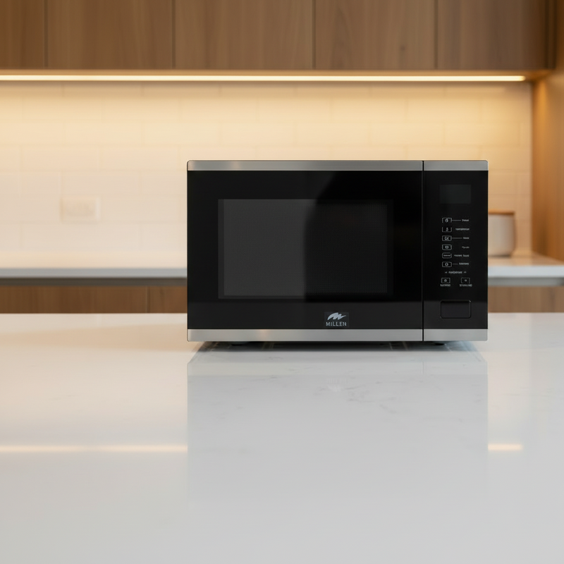 Load image into Gallery viewer, Millen MBW 255 IX ( MIWE000002) — in Microwaves category. Color: Black with Stainless Steel, Grill power: 1200W, 900W, Touch Knob
