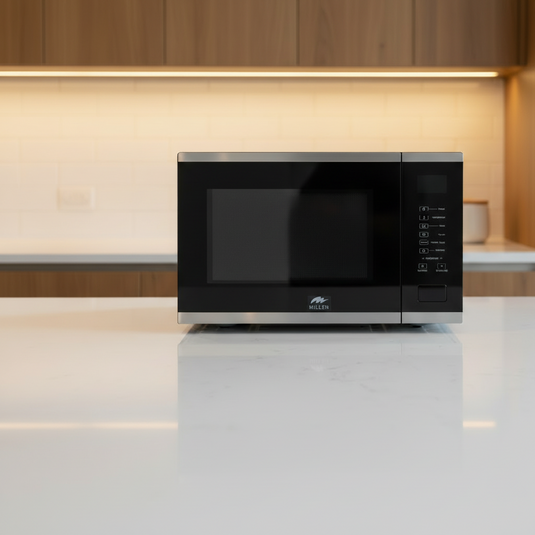 Millen MBW 255 IX ( MIWE000002) — in Microwaves category. Color: Black with Stainless Steel, Grill power: 1200W, 900W, Touch Knob