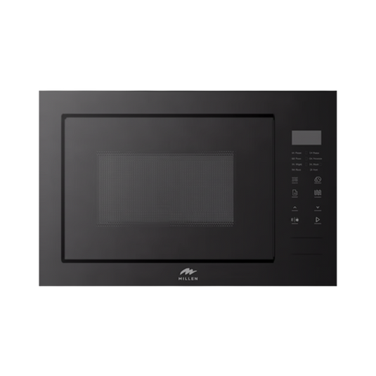 MILLEN Microwave Oven, 34L, Black Finish, Touch Control, 1000W Microwave Power, 1200W Grill Power, 8 Automatic Programs, MBW 341 BL, 3Y Warranty