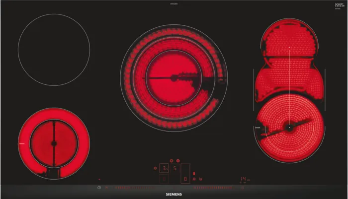 Load image into Gallery viewer, Siemens Built In Electric Hob, Ceramic, 90 cm, ET975FKB1Q
