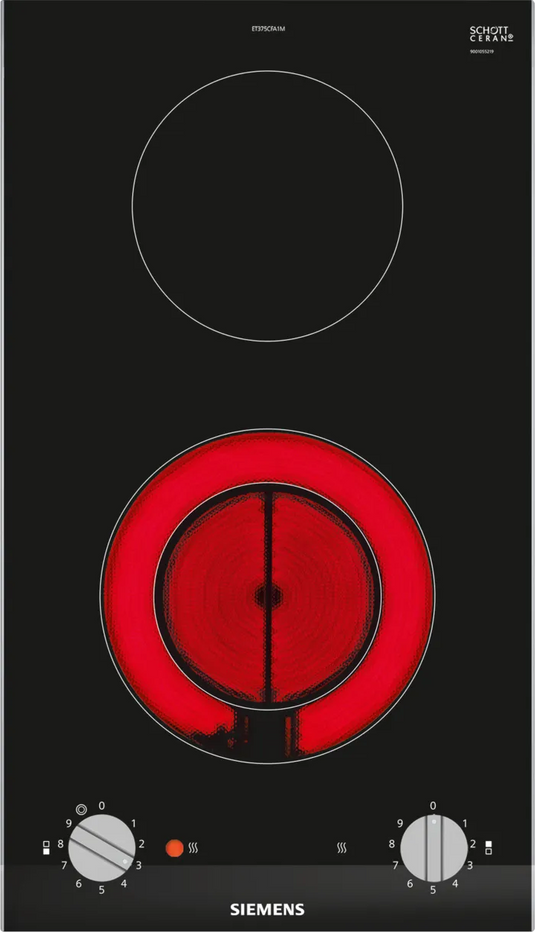 Siemens Built In Domino Electric Hob, Ceramic, 30 cm, ET375CFA1M