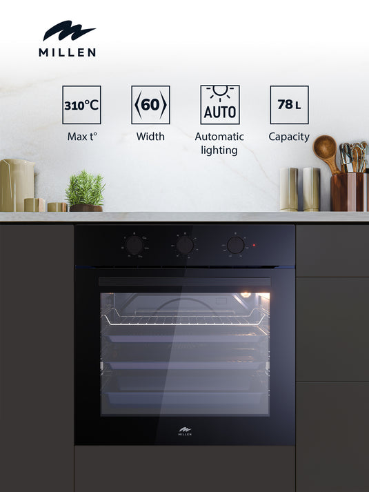 Millen Kitchen Oven MEOP 6001 BB