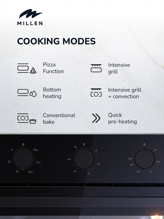 Millen Kitchen Oven MEOP 6001 BB