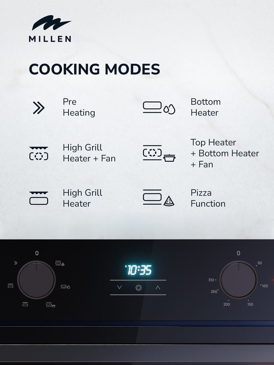 Millen Kitchen Oven MEOP 6003 BB