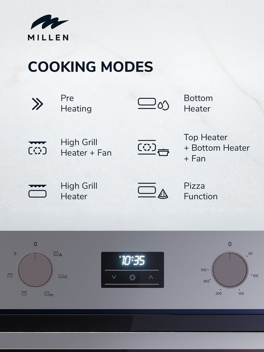 Millen Kitchen Oven MEOP 6003 IX