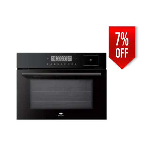 MILLEN 60cm Built In Electric Combi Steam Oven, 38 Smart Recipes, 50L - 3Y Warranty, MEOS 451 BL