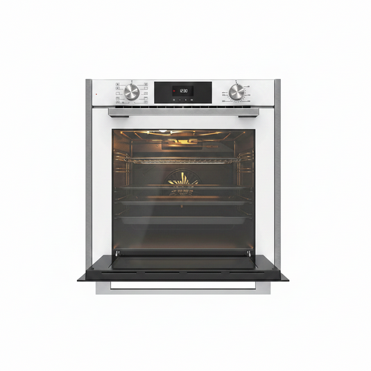 Millen 60cm Built-in Electric Oven MEO 6005 WH 10 Cooking Modes 3260W, 3 Year Warranty