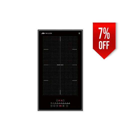 Millen MIH 302 BL 2 30cm Built-in Induction Hob 3500W, 3 Year Warranty