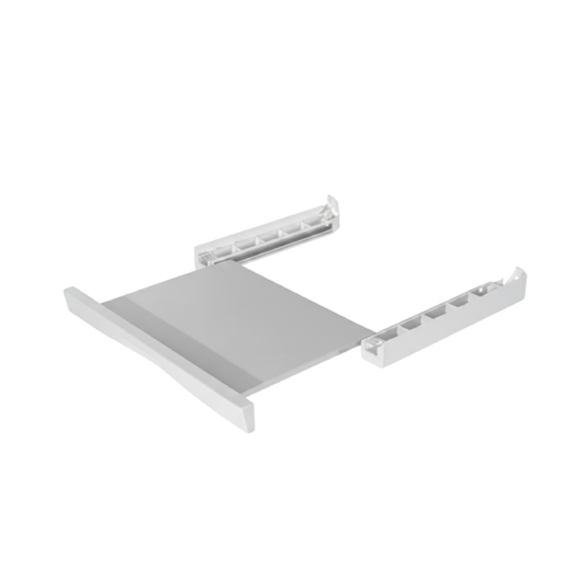 MILLEN White Stacking Kit – Secure Mounting for Washer & Dryer, M01WH МWM10W shelf White