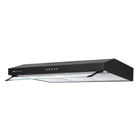Millen MKH 903 BL Under Cabinet 90cm Black Range Hood, 3 Year Warranty