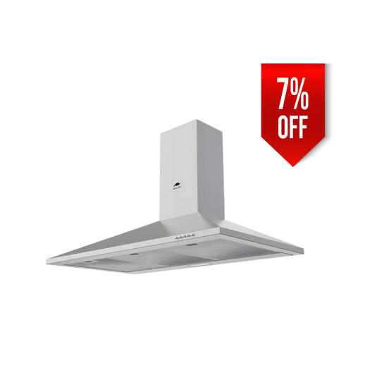 Millen MKH 904 IX 90cm Stainless Steel Dome Hood for Modern Kitchens