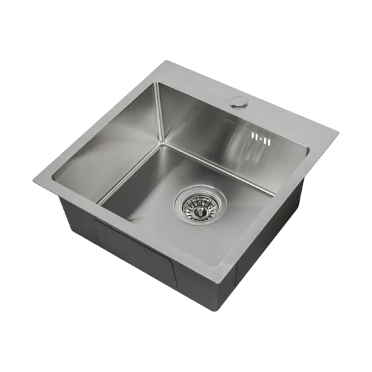 MILLEN Topmount Sink, Single Bowl, Satin Finish, Soundproof, Color Stainless Steel Model – MTMS454519SS – 1 Year Warranty