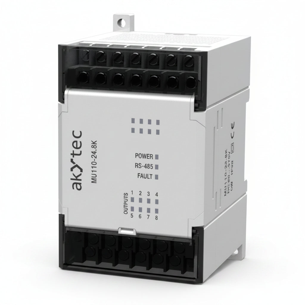 MU110-24.8R, MU110-24.8K, MU110-24.16R, MU110-24.16K Digital Output Modules (DO, Modbus RTUASCII, RS485)